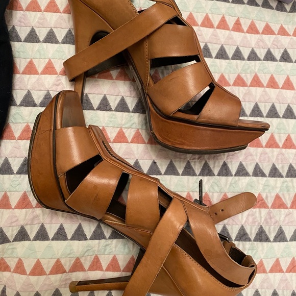 Platform leather sandals Vera Wang - Picture 5 of 6